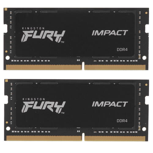 Купить Оперативная память SODIMM Kingston FURY Impact [KF432S20IBK2/64] 64 ГБ  5053767. Характеристики, отзывы и цены в Донецке