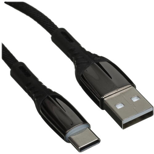 Купить Кабель круглый KEYRON USB Type-C - USB 2.0 Type-A черный 1.5 м  4715545. Характеристики, отзывы и цены в Донецке