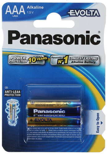 Купить Батарейка Panasonic Evolta AAA (LR03/FR03)  1113899. Характеристики, отзывы и цены в Донецке