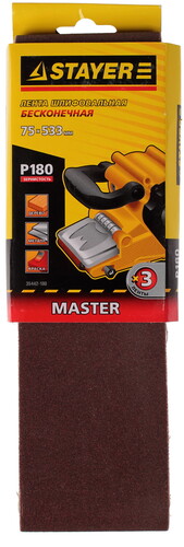 Купить Шлифовальная лента Stayer MASTER 35442-180  1069205. Характеристики, отзывы и цены в Донецке