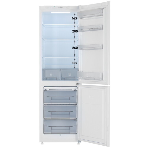 Купить Холодильник с морозильником  Aceline B32APZ белый  9113503. Характеристики, отзывы и цены в Донецке