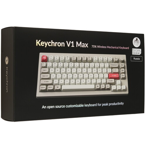 Купить Клавиатура  проводная + беспроводная Keychron V1 Max  9233392. Характеристики, отзывы и цены в Донецке