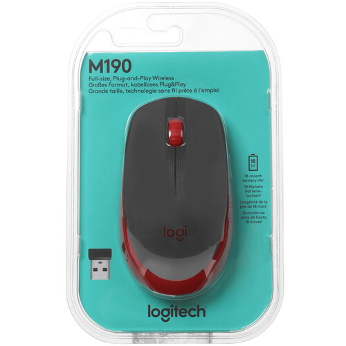 Купить Мышь беспроводная Logitech M190  4851505. Характеристики, отзывы и цены в Донецке