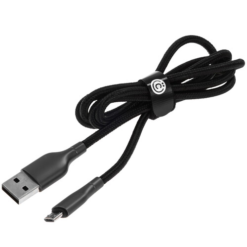 Купить Кабель круглый ВСЕГАЗИН micro USB - USB 2.0 Type-A черный 1 м  5482502. Характеристики, отзывы и цены в Донецке
