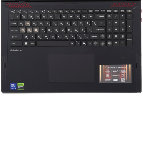 Купить 18" Ноутбук MSI Raider 18 HX AI A2XWIG-038RU черный  5613302. Характеристики, отзывы и цены в Донецке