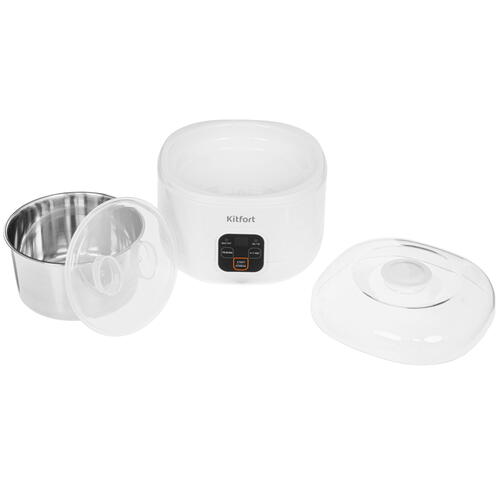 Купить Йогуртница Kitfort КТ-6082 белый  9072286. Характеристики, отзывы и цены в Донецке