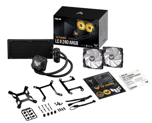 Купить Система охлаждения ASUS TUF GAMING LC II 240 ARGB черная  5634053. Характеристики, отзывы и цены в Донецке