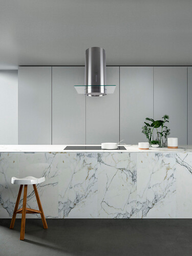 Купить Вытяжка островная MBS MILTONIA 160 ISLAND GLASS серебристый/прозрачный  8130121. Характеристики, отзывы и цены в Донецке