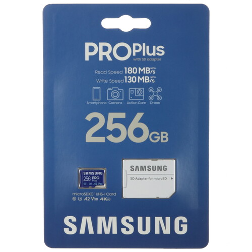 Купить Карта памяти Samsung PRO Plus microSDXC 256 ГБ [MB-MD256SA/EU]  5466852. Характеристики, отзывы и цены в Донецке