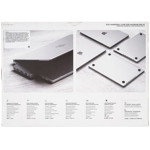 Купить 14" Накладка Satechi Eco Hardshell Case прозрачный  9122102. Характеристики, отзывы и цены в Донецке