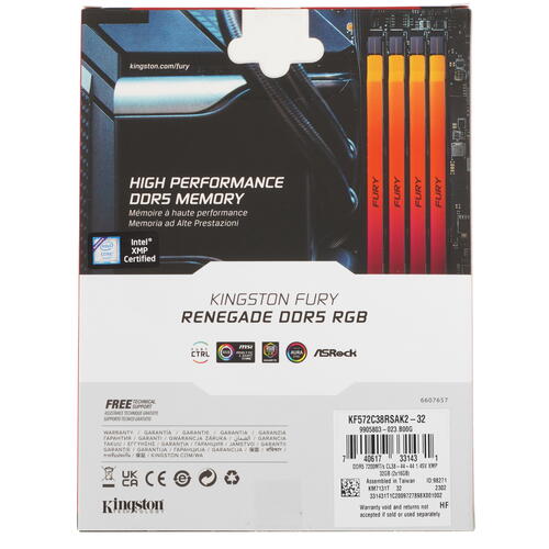 Купить Оперативная память Kingston FURY Renegade Silver RGB  5090202. Характеристики, отзывы и цены в Донецке