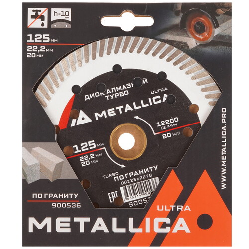 Купить Чашка алмазная METALLICA 900536  9165004. Характеристики, отзывы и цены в Донецке