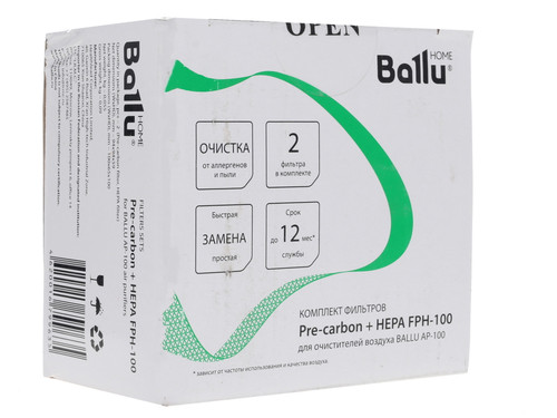 Купить Комплект фильтров Ballu НС-1097540  1185098. Характеристики, отзывы и цены в Донецке
