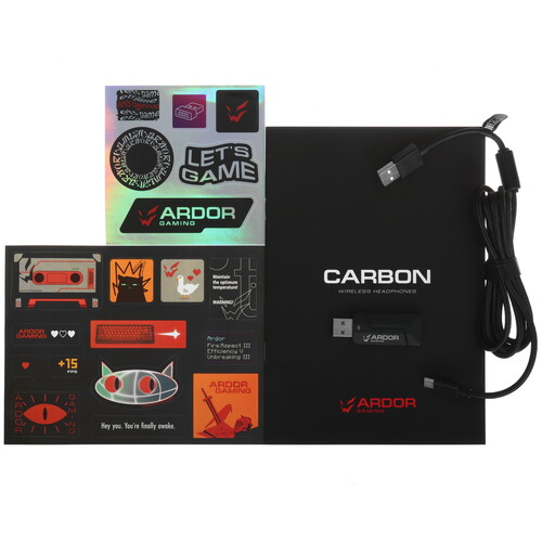 Купить Беспроводные/проводные наушники ARDOR GAMING Carbon Wireless черный 2024  9082032. Характеристики, отзывы и цены в Донецке