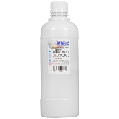 Купить Чернила  InkTec E0017 светло-голубой  5602102. Характеристики, отзывы и цены в Донецке