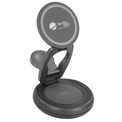 Купить Беспроводное зарядное устройство Global Tech LFX-208 серый  9258563. Характеристики, отзывы и цены в Донецке