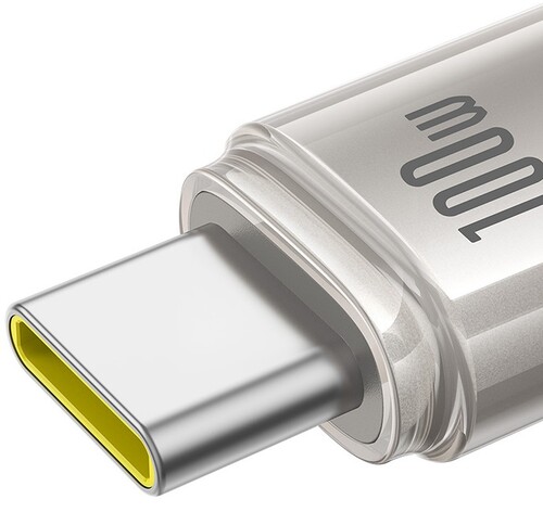 Купить Кабель круглый Baseus USB Type-C - USB Type-C бежевый 2 м  5627729. Характеристики, отзывы и цены в Донецке