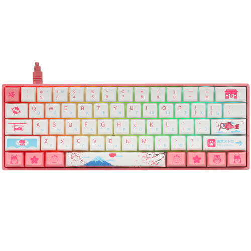 Купить Клавиатура проводная Akko 3061 World Tour Tokyo R2 [500212]  9009473. Характеристики, отзывы и цены в Донецке