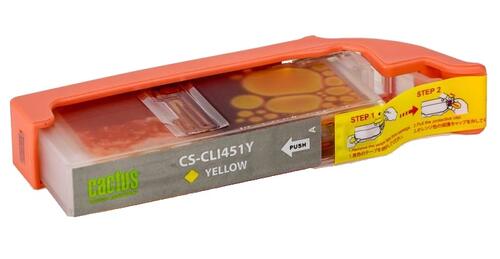 Купить Картридж Cactus CS-CLI451Y желтый  7932967. Характеристики, отзывы и цены в Донецке