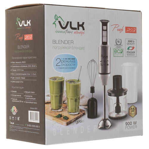 Купить Блендер погружной VLK Profi 203 белый  9231025. Характеристики, отзывы и цены в Донецке