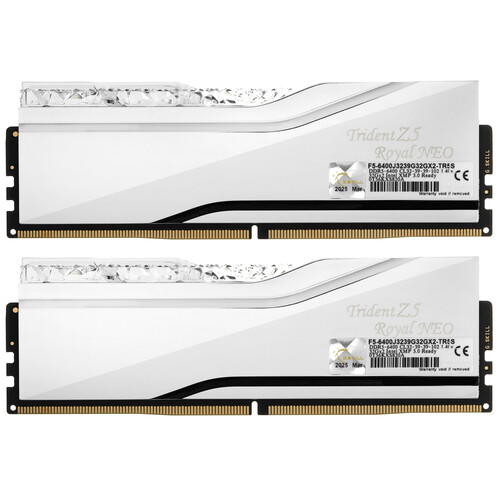 Купить Оперативная память G.Skill Trident Z5 Royal [F5-6400J3239G32GX2-TR5S] 64 ГБ  5490792. Характеристики, отзывы и цены в Донецке