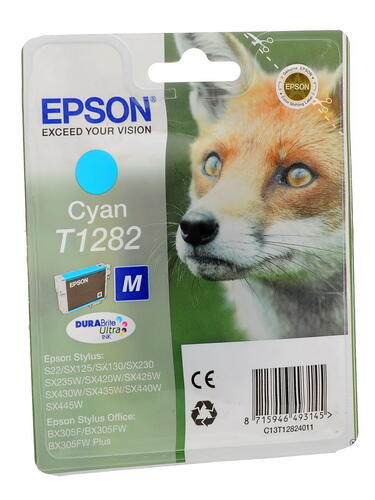 Купить Картридж Epson T1282 M голубой  0122574. Характеристики, отзывы и цены в Донецке