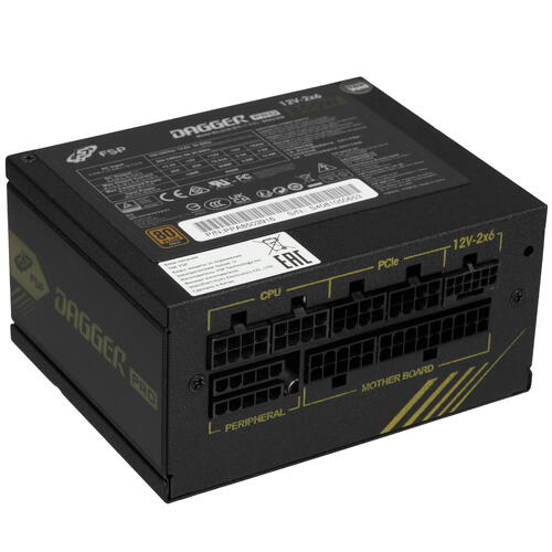 Купить Блок питания FSP DAGGER PRO ATX3.0(PCIe5.0) 850W [PPA8503916] черный  5437312. Характеристики, отзывы и цены в Донецке