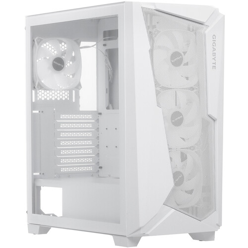 Купить Корпус GIGABYTE C301 GLASS WHITE V2 [GB-C301GW] белый  5450155. Характеристики, отзывы и цены в Донецке