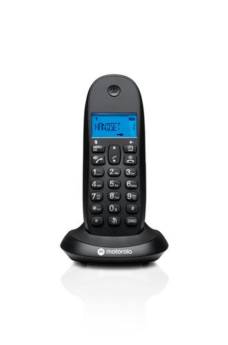 Купить Телефон беспроводной (DECT) Motorola C1001CB+  5432681. Характеристики, отзывы и цены в Донецке
