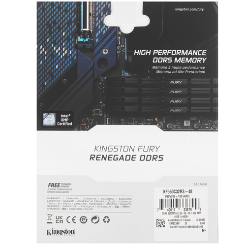 Купить Оперативная память Kingston FURY Renegade Silver  5436233. Характеристики, отзывы и цены в Донецке