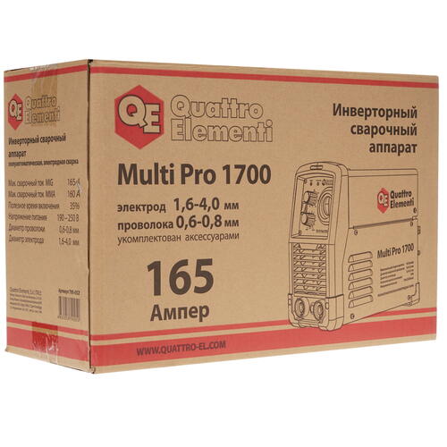 Купить Сварочный аппарат Quattro Elementi Multi Pro 1700  8145592. Характеристики, отзывы и цены в Донецке