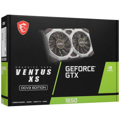 Купить Видеокарта MSI GeForce GTX 1650 D6 VENTUS XS OCV3 [GeForce GTX 1650 D6 VENTUS XS OCV3]  5428793. Характеристики, отзывы и цены в Донецке