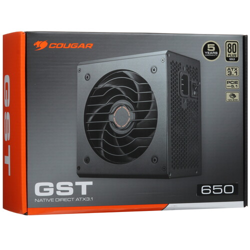 Купить Блок питания Cougar GST 650W  5454626. Характеристики, отзывы и цены в Донецке