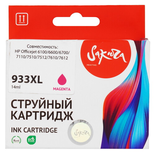 Купить Картридж Sakura CN055AE (№933XL Magenta) пурпурный  9159218. Характеристики, отзывы и цены в Донецке
