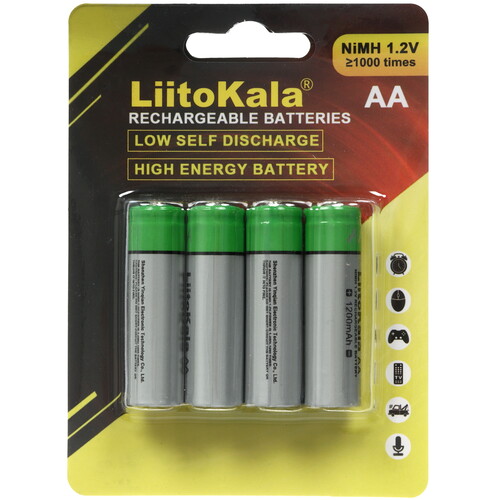 Купить Аккумулятор LiitoKala AA 1200mAh 1200 мА*ч  9212327. Характеристики, отзывы и цены в Донецке