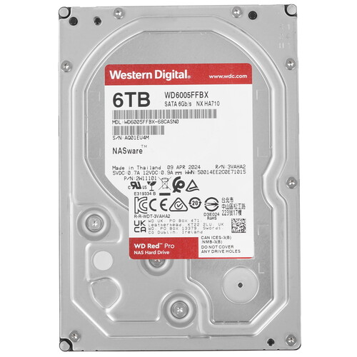 Купить 6 ТБ Жесткий диск WD Red Pro [WD6005FFBX]  5463789. Характеристики, отзывы и цены в Донецке