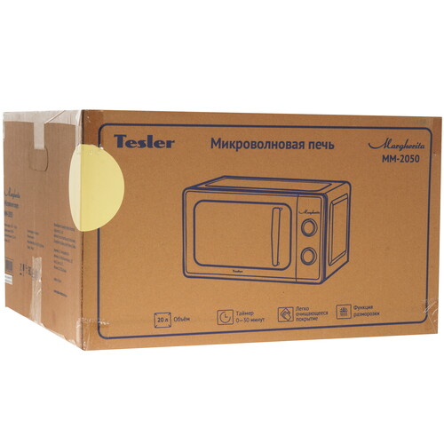 Купить Микроволновая печь TESLER MM-2045 бежевый  9316119. Характеристики, отзывы и цены в Донецке