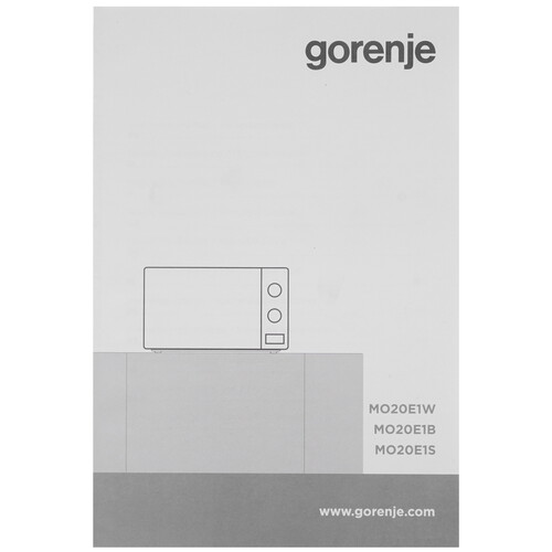 Купить Микроволновая печь Gorenje MO20E1B черный  8147806. Характеристики, отзывы и цены в Донецке