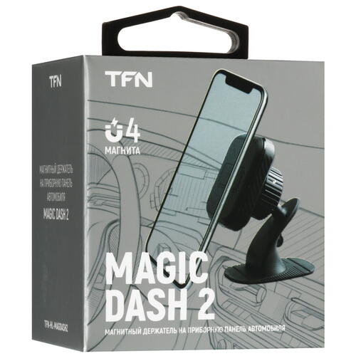 Купить Держатель автомобильный TFN Magic Dash 2 черный  5465775. Характеристики, отзывы и цены в Донецке