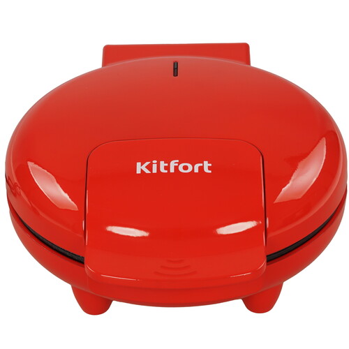 Купить Вафельница Kitfort КТ-5613 красный  9283625. Характеристики, отзывы и цены в Донецке