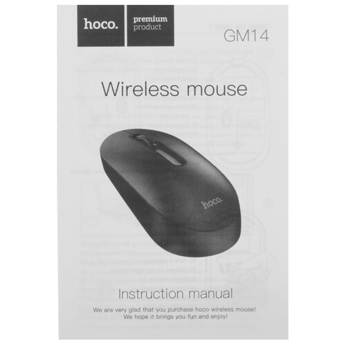 Купить Мышь беспроводная Hoco GM14  9237802. Характеристики, отзывы и цены в Донецке