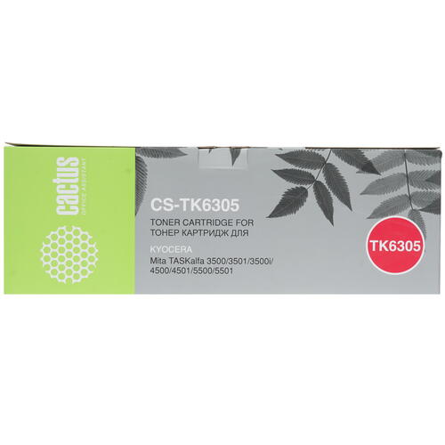 Купить Картридж лазерный Cactus CS-TK6305 черный, с чипом  7975837. Характеристики, отзывы и цены в Донецке