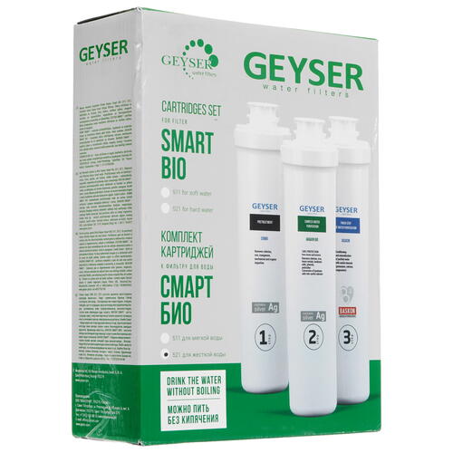 Купить Комплект картриджей Гейзер Смарт Био 521  5429791. Характеристики, отзывы и цены в Донецке