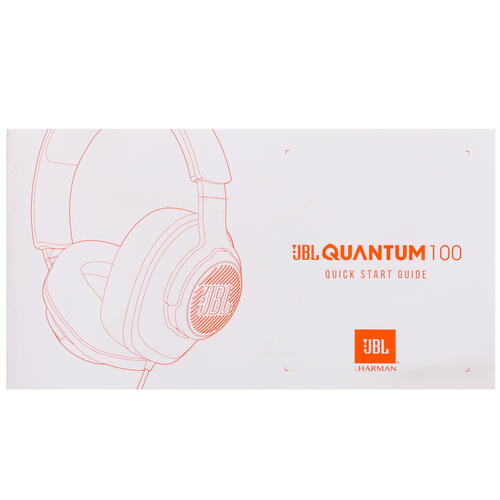 Купить Проводные наушники JBL QUANTUM 100 белый  1653566. Характеристики, отзывы и цены в Донецке