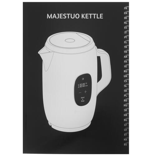 Купить Электрочайник Tefal Majestuo KI883D10 серебристый  9071492. Характеристики, отзывы и цены в Донецке