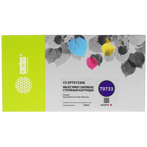 Купить Картридж Cactus CS-EPT973300 пурпурный  9926323. Характеристики, отзывы и цены в Донецке