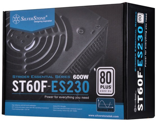 Купить Блок питания SilverStone SST-ST60F-ES230  черный  5358876. Характеристики, отзывы и цены в Донецке