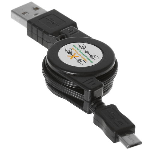 Купить Кабель автосмотка FinePower micro USB - USB 2.0 Type-A черный 0.75 м  4707536. Характеристики, отзывы и цены в Донецке