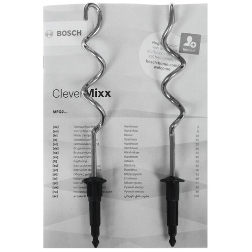 Купить Миксер Bosch CleverMixx MFQ2420B черный  8171614. Характеристики, отзывы и цены в Донецке