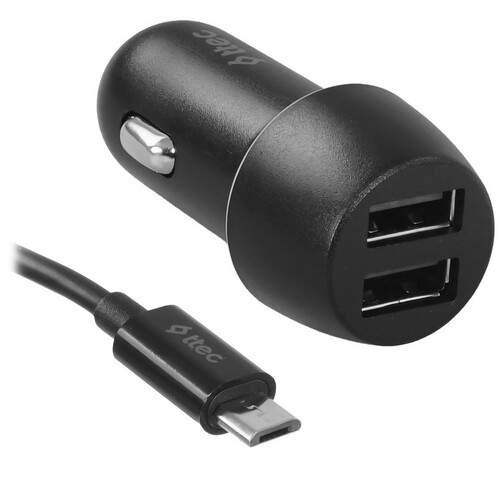 Купить Автомобильное ЗУ TTEC SmartCharger Duo черный  9140681. Характеристики, отзывы и цены в Донецке